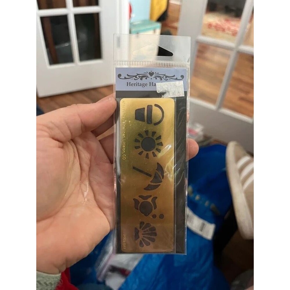 Heritage Hand Brass Stencil